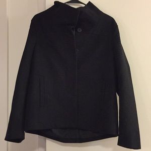 Black pea coat NEVER WORN